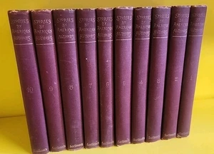 Stories of American Authors Charles Scribners 10 book lot HC 1898 Volumes 1-10 - Picture 1 of 5