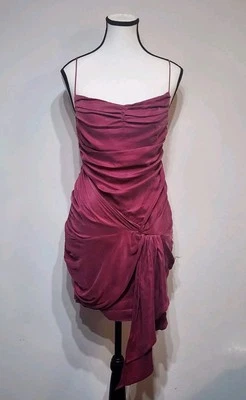 NWT For Love & Lemons Allie Mini Dress Size Small In Pink Open Strappy Back - Image 1 of 4