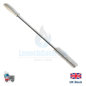 FRITTEUSE UND DRUCKFRITTEUSE ÖLABFLUSS REINIGUNGSBÜRSTE WEISS GERADE - Bild 1 von 6