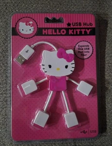 Hello Kitty USB Hub. Expands 1 USB Port Into 4 Connections. Vintage - Picture 1 of 2