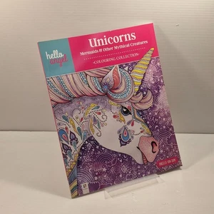 Hello Angel Inspirational Colouring Book Unicorns Paperback - Picture 1 of 11