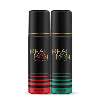 REALMAN Fresh Mood & Attract Deodorant, Strong Body Spray, Long Lasting Fragranc - Image 1 of 3