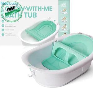 FridaBaby 4in1 Grow-with-Me Bathtub with Seat, Backrest for Newborns to Toddlers - Picture 1 of 6