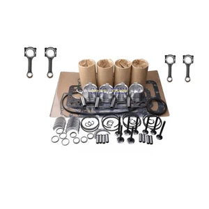 4JB1 Rebuild gasket Kit&Conrod for ISUZU 4JB1T Engine SK60-3 DH55 SK60 Tractor - Picture 1 of 7