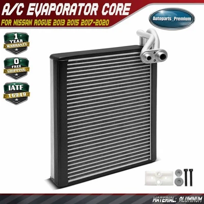 Núcleo evaporador de aire acondicionado con placa de prensado para Nissan Rogue 2013 2015 2017-2020 Foto 1 de 4