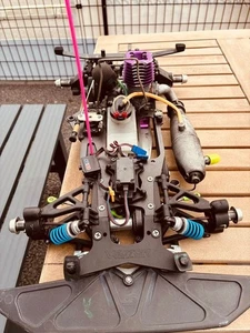 Serpent Vector 1/8 Central RC Chassis Radio Control Car Parts AS IS Very Good - Picture 1 of 14