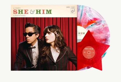 A Very She And Him Christmas Blood Records /1000 Presale Zooey Deschanel Dec 12 - Image 1 of 2