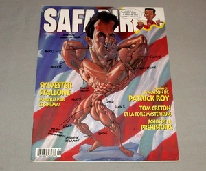 Feb. 1994 Safarir French Satire Humor Magazine with Stallone on the Cover - Bild 1 von 1