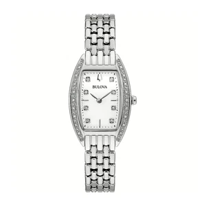 Orologio Bulova Donna Classic Lady Diamanti Quarzo Bianco 34mm 96R244 - Bild 1 von 4