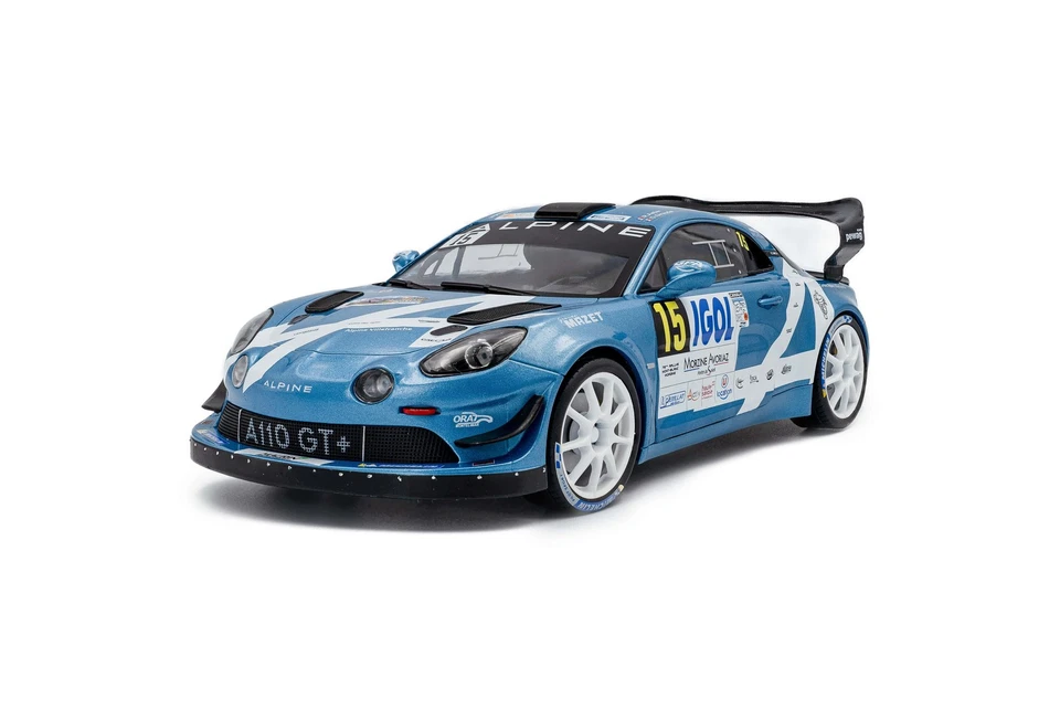 SOLIDO 1801631 MINIATURA ALPINE A110 RGT+ BLU 15 R.ASTIER/D.GIRAUDET RALLYE D - Immagine 1 di 1