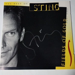 Sting Fields Of Gold signierte CD mit COA - Bild 1 von 5