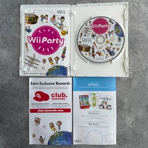 Wii Party Nintendo Wii 2010 Complete With Manual And Inserts CIB Tested & Works - Picture 1 of 6
