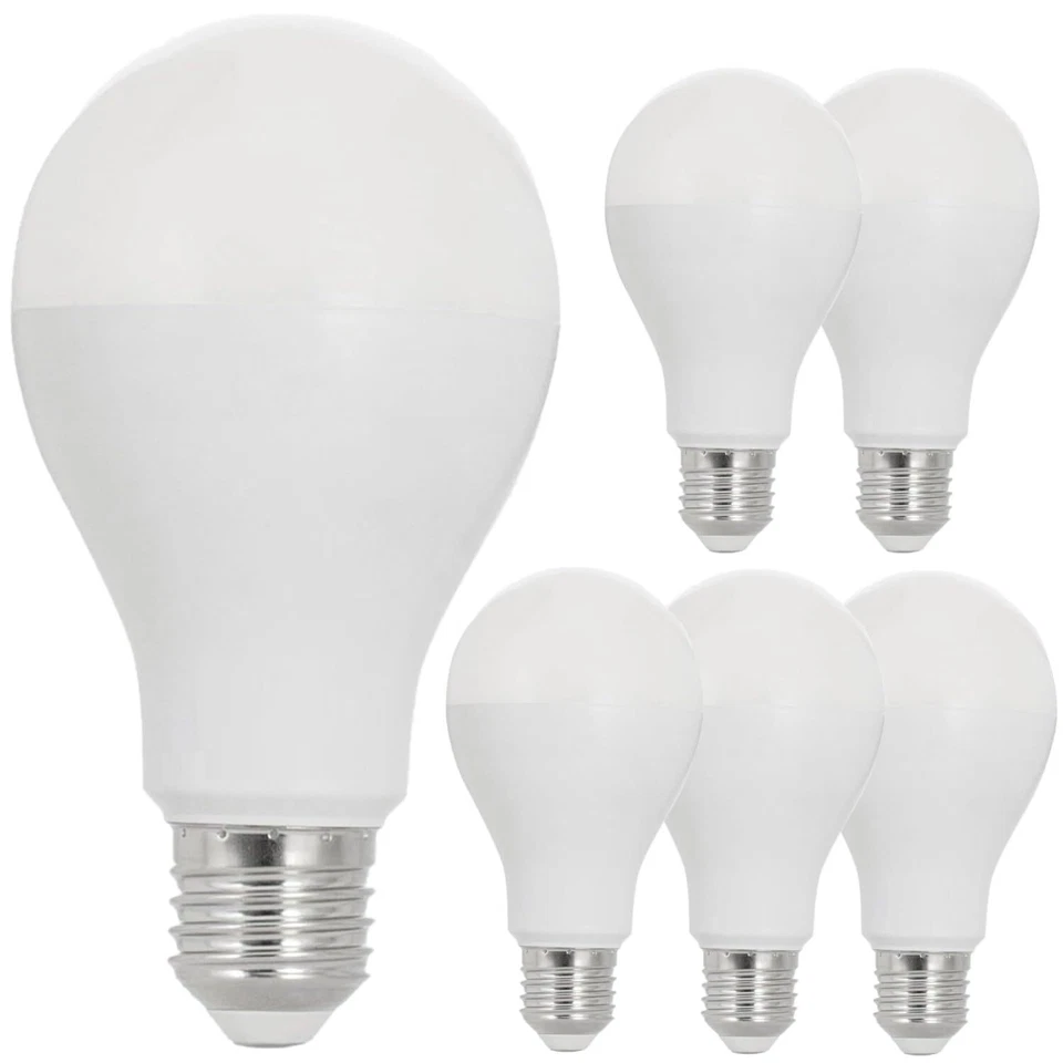 Diodesy 6PK A21 LED Light Bulb Super Bright 5000K, 18W, 50W, 2600LM, 120V, E26 - Image 1 of 4