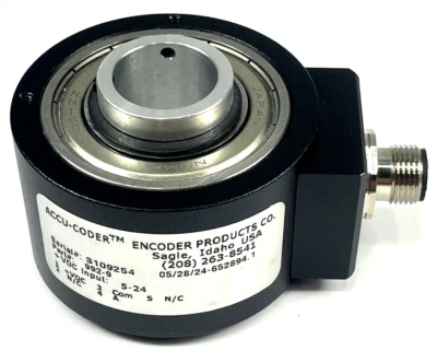 Accu-Coder - 225Q-34-100-OC-N-N-J Intermittent Thru-Bore Encoder - 3/4" - 5-Pin - Image 1 of 4