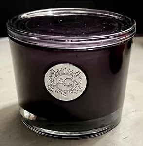 Aquiesse handgefertigte USA schwarze Johannisbeere Sojakerze 5 Unzen Glasdeckel Schwerstrom Neu - Bild 1 von 12