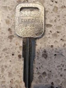 GM BLANK KEY B-53 UNCUT CURTIS KEY - Picture 1 of 1