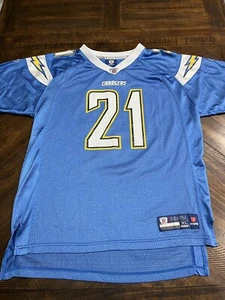 LaDainian Tomlinson San Diego Chargers Reebok Blue Jersey Size Youth XL Clean - Picture 1 of 6