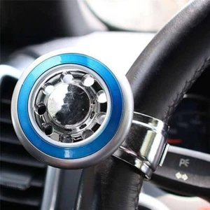 Car Auto Steering Wheel Suicide Spinner Handle Knob Booster Blue - Picture 1 of 7