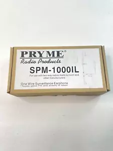 Pryme SPM-1000IL Headphone Kit for Radios ICOM Series G,11, 21 Security Radios - Picture 1 of 4