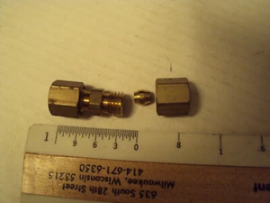 Parker 62C-2; 1/8" tubo unión latón nuevo - Imagen 1 de 1