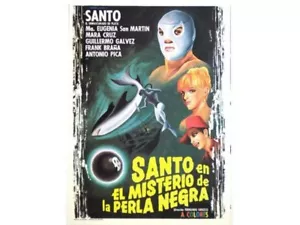 Santo En El Misterio de La Perla Negra (Brand New DVD) El Santo - Picture 1 of 1