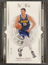 Nikola Jokic 2022-23 Panini Noir 26/99 Icon Edition Denver Nuggets #82