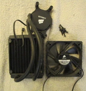 Corsair CW-9060010-WW H55 Prozessor CPU Kühler mit Lüfter und Befestigungsschrauben - Bild 1 von 1