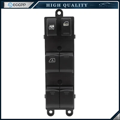 Interruptor de ventana eléctrica para Nissan Sentra 2008 2009 2010 2011 2012 delantero izquierdo Foto 1 de 4