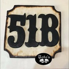 Numero Civico In Legno Personalizzabile