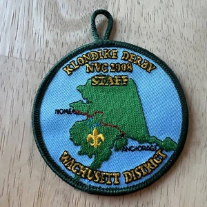 Patch personale BSA Klondike Derby Wachusett District 2008 NVC - Foto 1 di 6