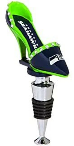 Team Sports America NFL Indianapolis Colts High Heel Shoe Wine Bottle Stopper Cover