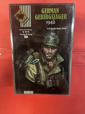 German Gebirgsjager 1942, miniaturas jóvenes, kit de busto de resina 1/10, nuevo en caja, YM1836 Foto 1 de 4