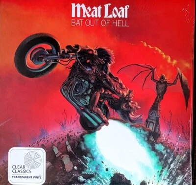 MEAT LOAF BAT OUT OF HELL - TRANSPARENT  VINYL LP " NEW, SEALED " - Image 1 of 2