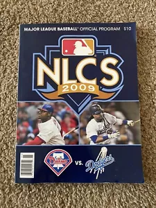 2009 Los Angeles Dodgers Philadelphia Phillies NLCS Playoffs Program MLB Manny R - Picture 1 of 7