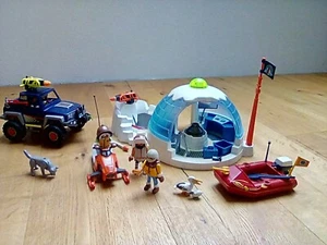 Playmobil Action Iglu Polar Ranger + Eispiraten 9055 + 9058 Polar Expedition Set - Bild 1 von 6