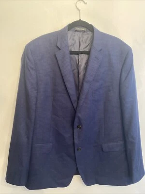 Abrigo deportivo Ralph Lauren Blazer Para Hombre 48R Slim Etiqueta Negra Azul Lana a Cuadros Foto 1 de 4