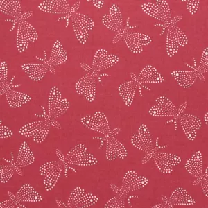 Feline Drive Fabric LOVE LETTERS Butterflies Rose Dear Stella Sold by the Yard - Picture 1 of 7