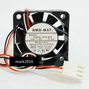 NMB 1604KL-04W-B49 Fan 40*40*10mm 0.10A 3pin - Picture 1 of 1