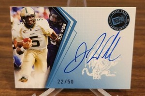 2010 JOE WEBB Press Pass Autographs Blue RC (#PPSJW) UAB BLAZERS (#22/50)
