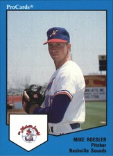 1989 Nashville Sounds ProCards #1282 Mike Roesler