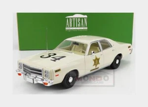1:18 GREENLIGHT Plymouth Fury Hazzard Police Hazzard County 1977 GREEN19112 - Foto 1 di 2