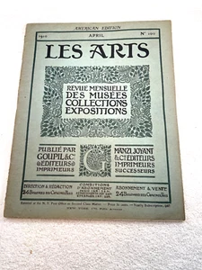 1910 French Magazine LES ARTS Revue Des Musees Collection Expositions Paris Art - Picture 1 of 7