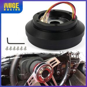 Steering Wheel 6-Hole Short Thin HUB Adapter Kit 174H For Ford Mustang GT SVT