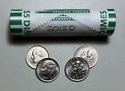 2012-D Roosevelt Dimes Original Bank-Wrapped Roll + Four Singles 54 Uncirculated