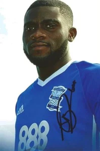 BIRMINGHAM: JEREMIE BOGA SIGNED 6x4 PORTRAIT PHOTO+COA - Picture 1 of 1