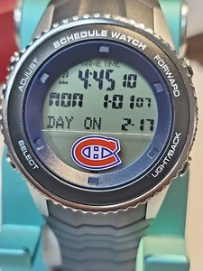 Game Time - Montreal Canadiens Horario Cuarzo Digital Hombre Reloj Batería Nueva - Imagen 1 de 10