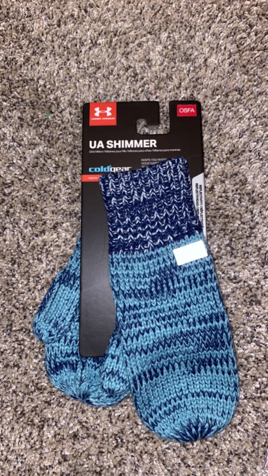 Guantes Under Armour Niñas Talla Única Guantes Brillantes Nuevos  Foto 1 de 1