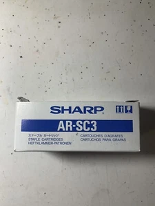OEM Genuine Sharp Staples AR-SC3, 2 Cartridges  2000 Staples/Cartridge FREE SHIP - Picture 1 of 2
