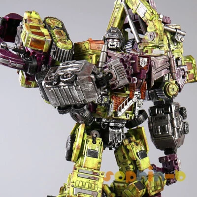 Custom Paint Transformed NBK Battle Damaged Devastator ABC Figure - Image 1 of 4