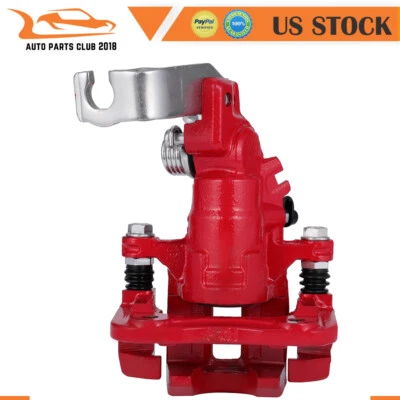 Pinza de freno con soporte rojo para Acura TSX 2004-2008 base sedán conductor trasero Foto 1 de 4